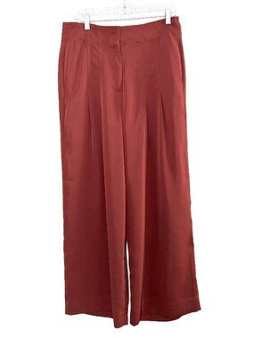 Banana Republic Factory Pleated Wide Leg Pants Women's Size 10 Caramel NWT